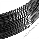 Drát vázací černý 0,8 mm cca 100g ( 25 m )