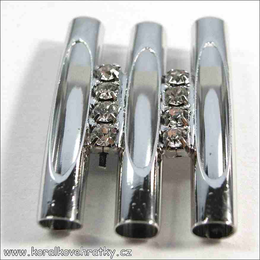 Vodič pětidírkový hranol masívní 25x6x4 mm ( balení 10 ks )