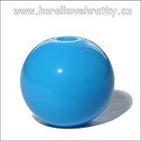 Korálky plast kulička, 7,5 mm - modrá ( balení 176 ks )