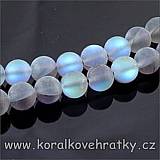 Korálky, 8 mm, imitace, "labradorit" / balení 10 ks