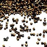 Zamačkávací rokajl váleček 2x2mm měď, balení 10g