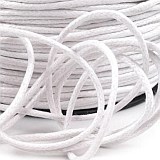 Šňůrka voskovaná 1,5 mm bílá ( balení 90 m )