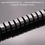 Hematit disk cca. 2x3,6 mm, minerální korálky, návlek cca. 40cm/ balení 2 návleky