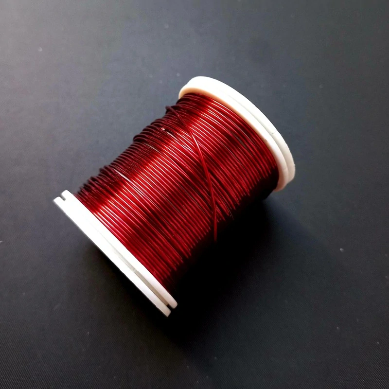 Drát dekorační 0,8 mm, cívka +/- 6m, červený