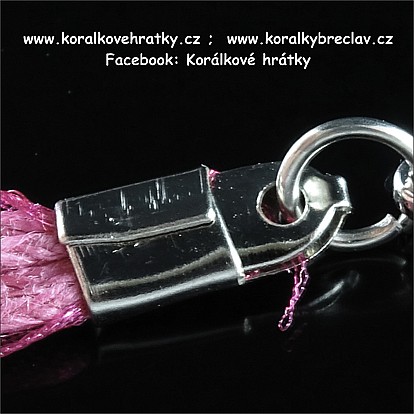 Koncovka na kůži, stužky 12 mm barva stříbra (balení 50ks)