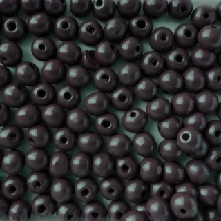 Korálky dřevěné, 8 mm,tm. hnědé( balení 200g )