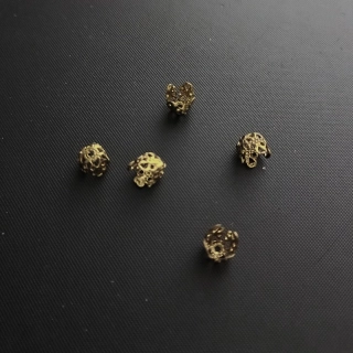 Kaplík filigránový x5mm , barva starozlatá, 3g / balení 1x3g