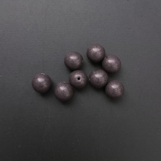 Korálek sklo 8 mm "metalíza" hnědo-černý / balení 580 ks 