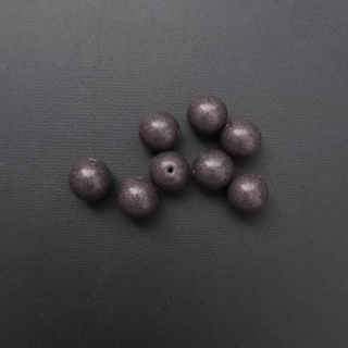 Korálek sklo 6 mm "metalíza" hnědo-černý / balení 610 ks 