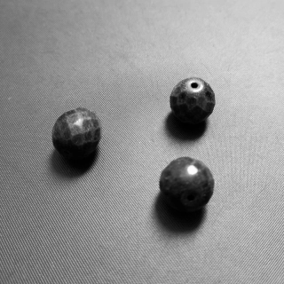 Ohňovka 12 mm černá jet antique / balení 280 ks