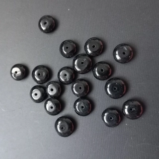 Minerální korálky, ONYX disk 9x5 mm / balení 20 ks 
