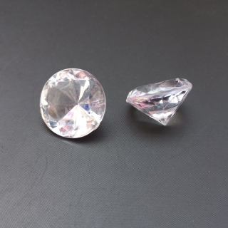Rivolka, plast, barva čirá, 29 mm (balení 10 ks )
