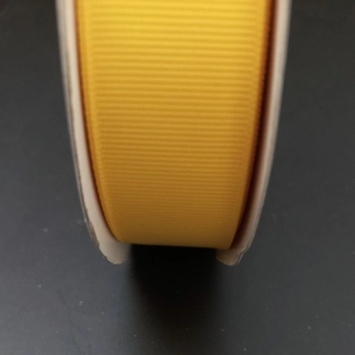 Stuha ripsová 25 mm, žlutá / balení 19,8 m