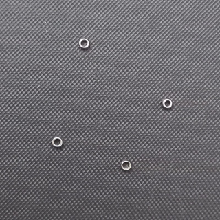 Zamačkávací rokajl kulatý 1,5x0,8mm, nerez ocel/ balení 100ks
