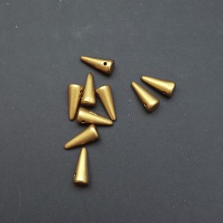 Korálek sklo, SPIKE 40x10 mm/ balení 40 ks