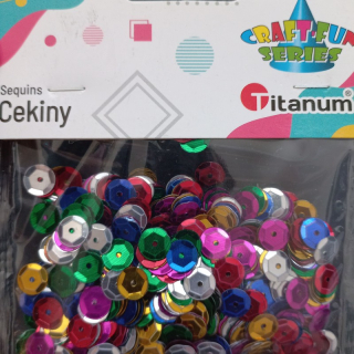Flitr lomený 9 mm, cca 14 g barevný mix / balení 2 sáčky