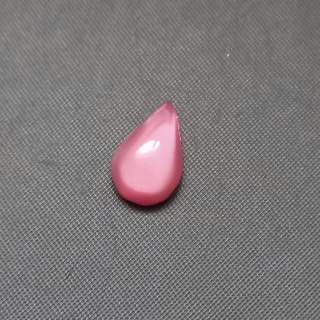 Kabošon "kočičí oči" slza 13x8 mm tm. růžový/ balení 6 ks