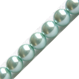 Voskové perly (perle) 8 mm zelenomodré ( balení 250 ks )