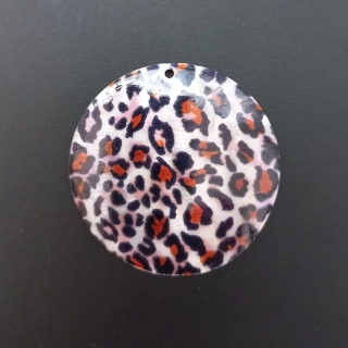 Perleť malovaná silná 50 mm - leopardí vzor ( balení 3 ks )
