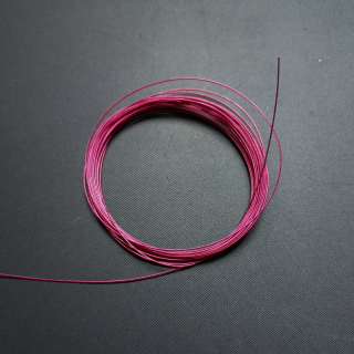 Nylonové lanko prům. 0,45 mm fialovo-růžové 5m/ balení 6x5m