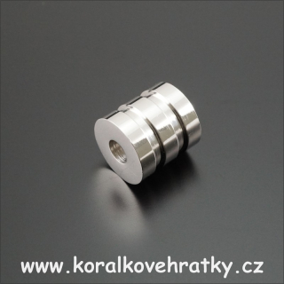 Korálek, NEREZ OCEL, 10,4x9,9mm